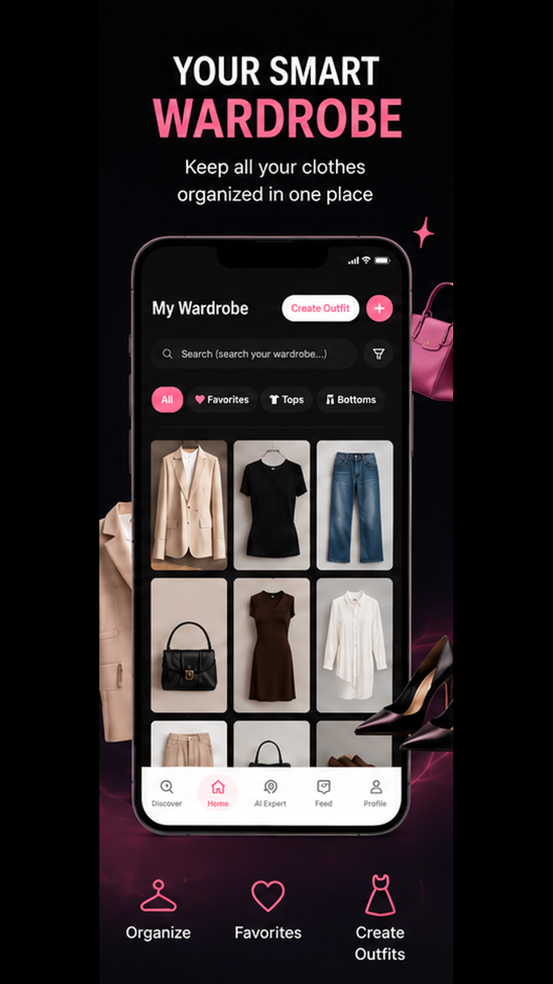 EMA AI Smart Wardrobe — Organize all your clothes